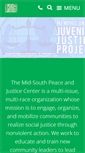 Mobile Screenshot of midsouthpeace.org