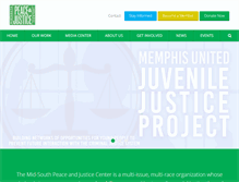 Tablet Screenshot of midsouthpeace.org